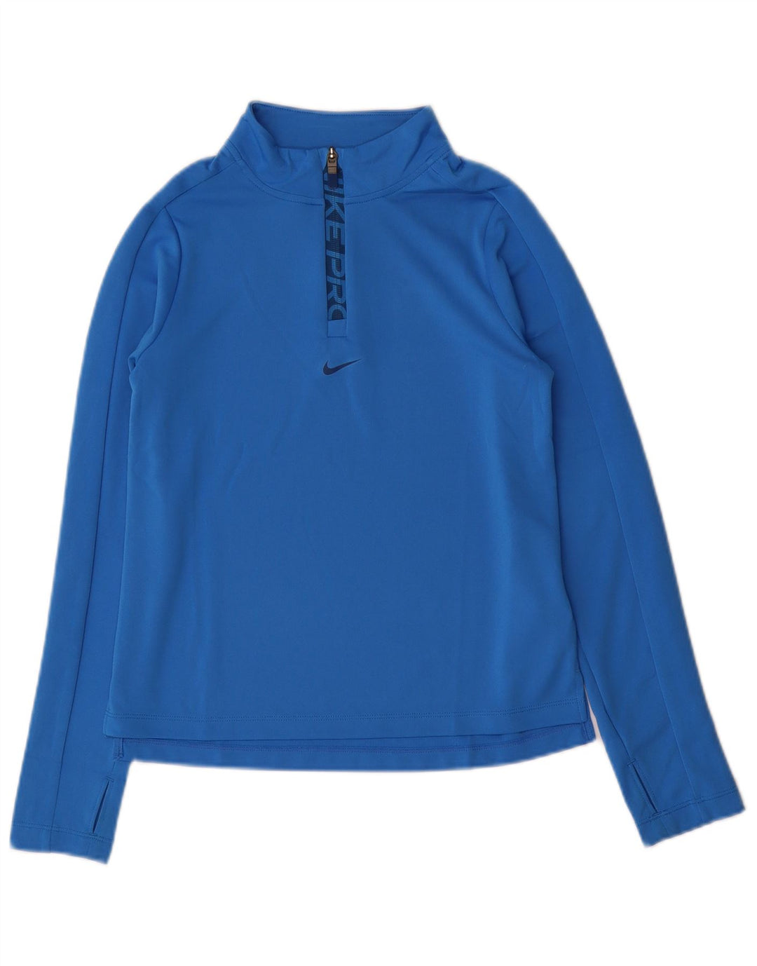 Trening pentru fete Dri Fit Zip Neck Pullover Top 12-13 ani mare albastru
