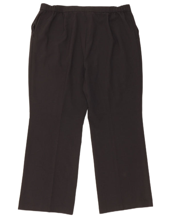 Pantaloni casual drepti pentru femei Marks & Spencer UK 18 XL W36 L27 Negri