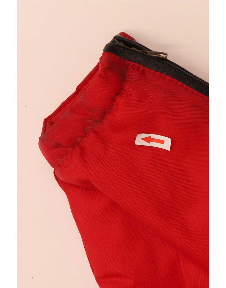 Jachetă Bomber Vintage pentru bărbați UK 42 XL Poliamidă color bloc roșu