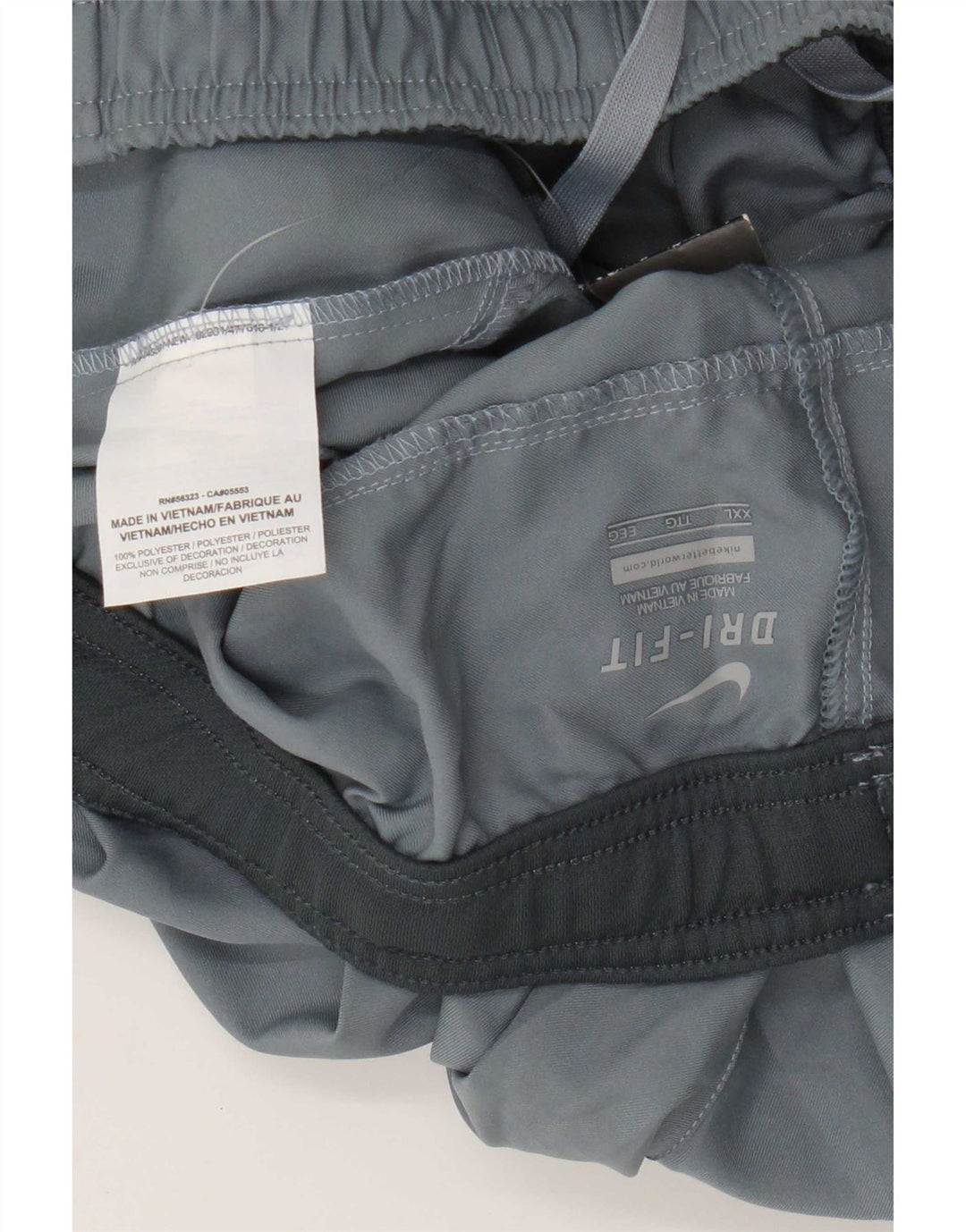 Pantaloni scurți sport Nike Dri Fit pentru bărbați 2XL, gri poliester