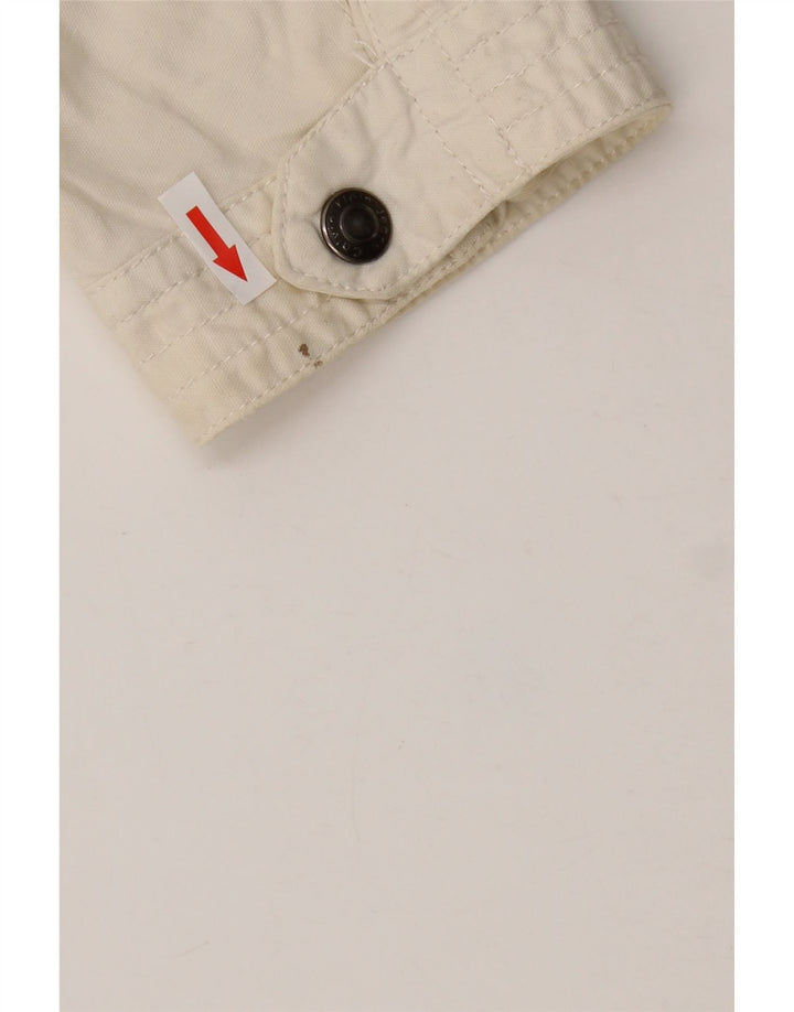 Calvin Klein Jeans Jachetă pentru femei, UK 16, mare din bumbac alb
