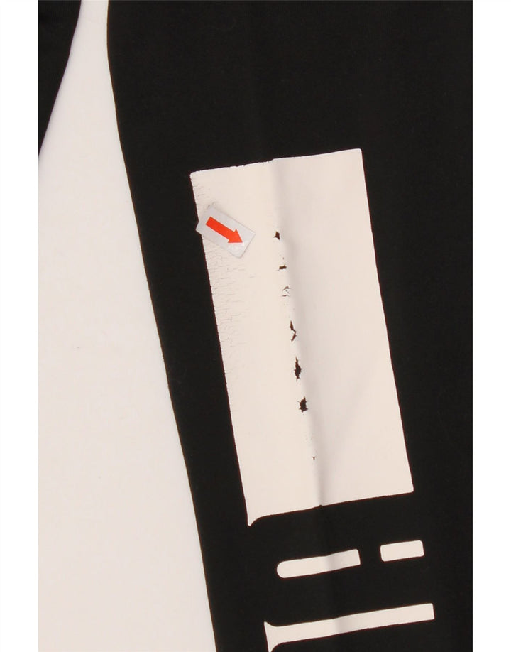 Leggings grafic PUMA pentru femei UK 8 Small Black Colorblock