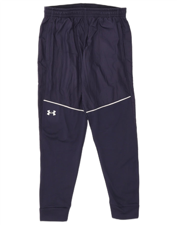 Pantaloni de trening grafic pentru bărbați Under Armour Pantaloni de jogging Medium Bleumarin