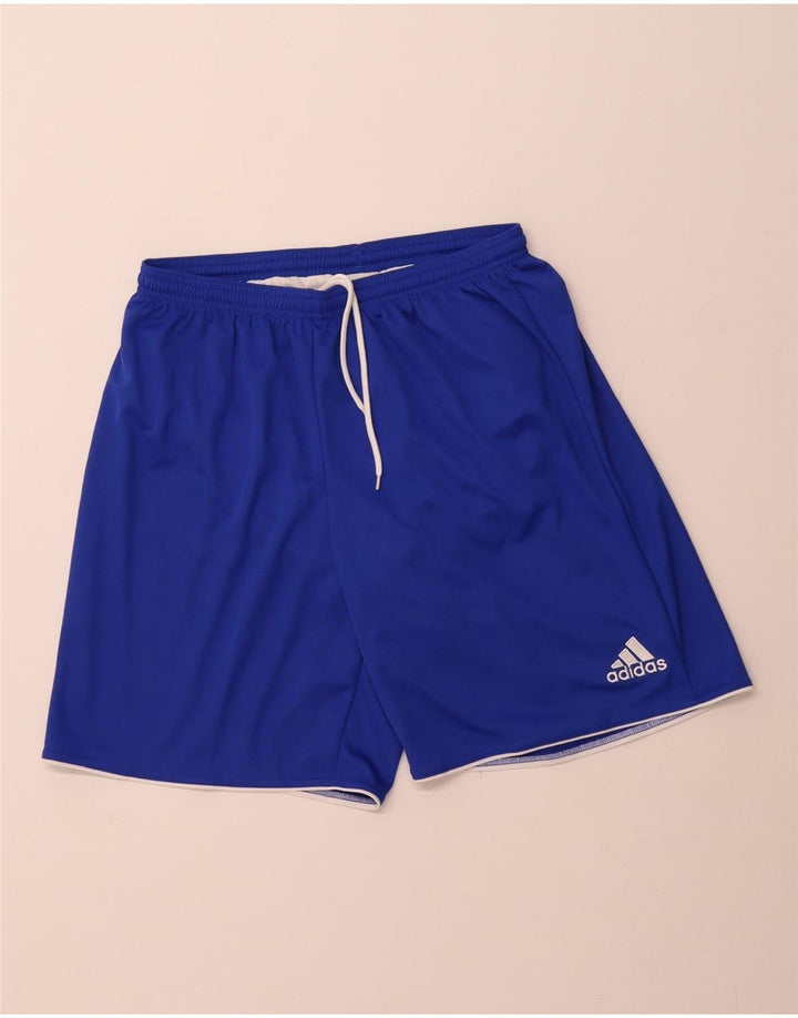 Pantaloni scurți sport Climalite ADIDAS pentru bărbați, mari, albastru, poliester
