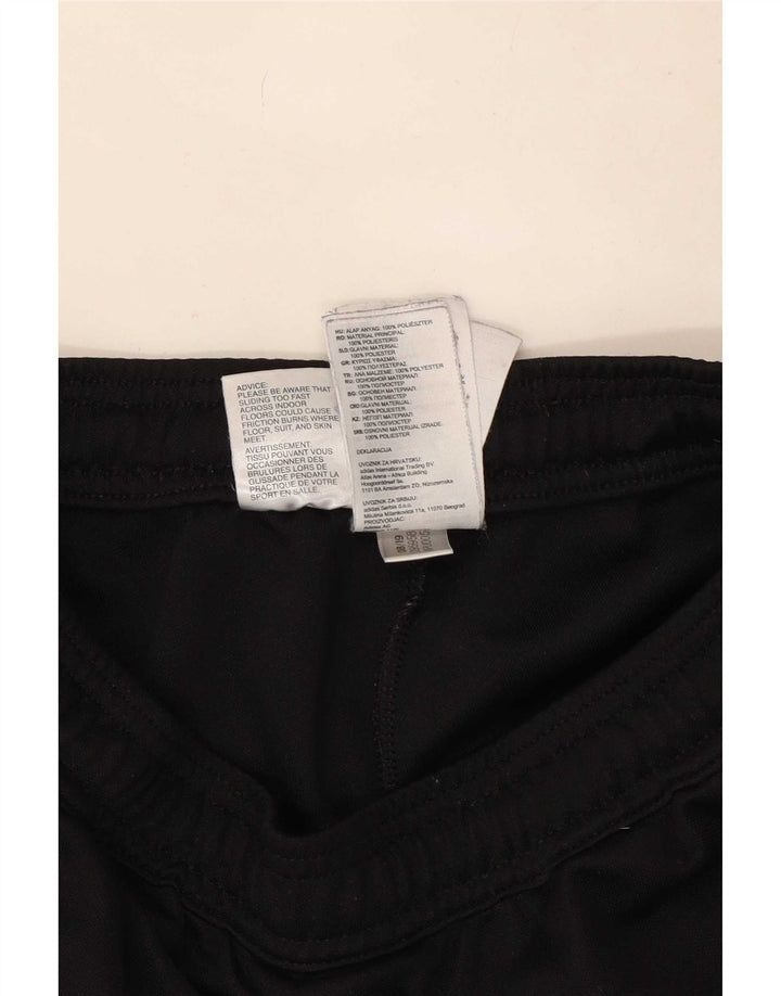 Pantaloni de trening Adidas Climalite pentru bărbați, poliester negru mic