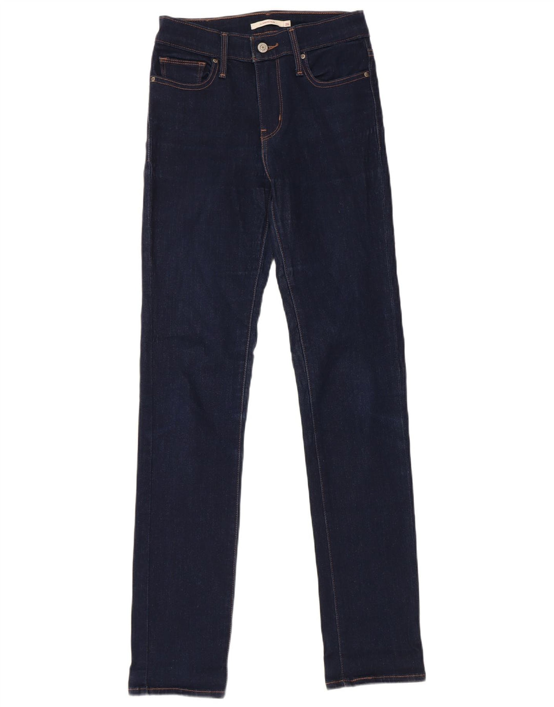 Blugi Levi's pentru femei Slimming Slim W26 L32 Bumbac bleumarin