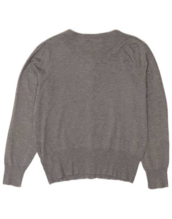 Pulover cardigan pentru femei Marks & Spencer UK 12 Medium Gri Viscose