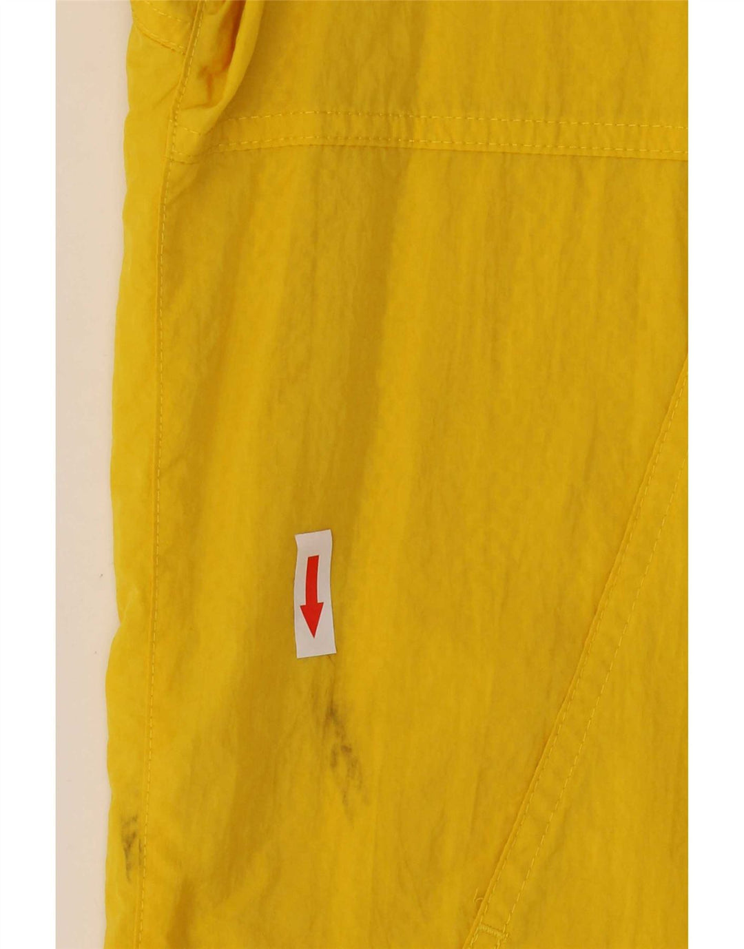 Jachetă de ploaie cu glugă pentru bărbați Adidas UK 36 Nylon galben mic