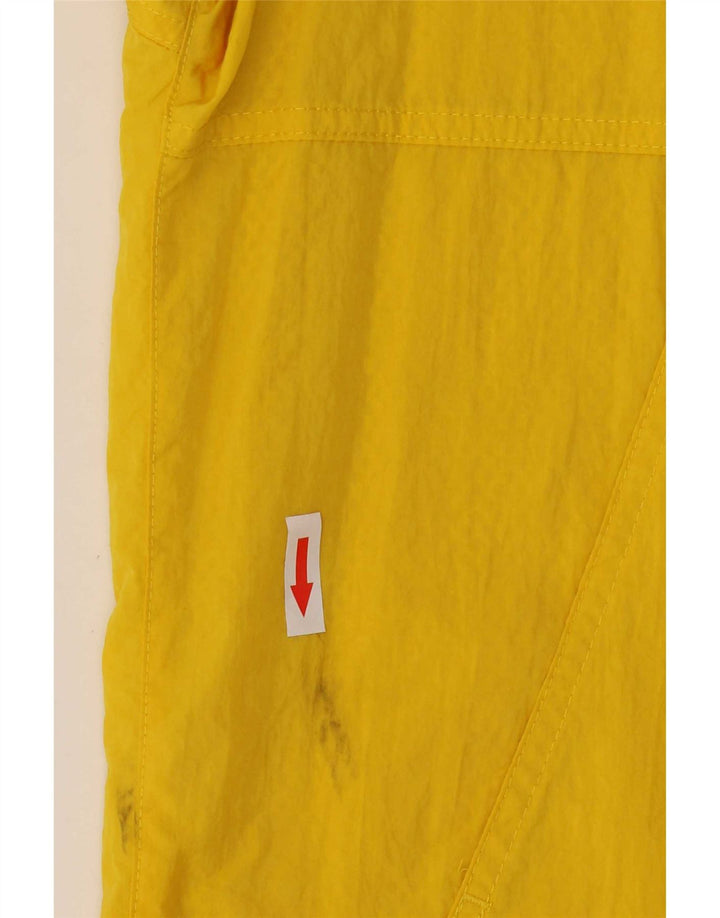 Jachetă de ploaie cu glugă pentru bărbați Adidas UK 36 Nylon galben mic