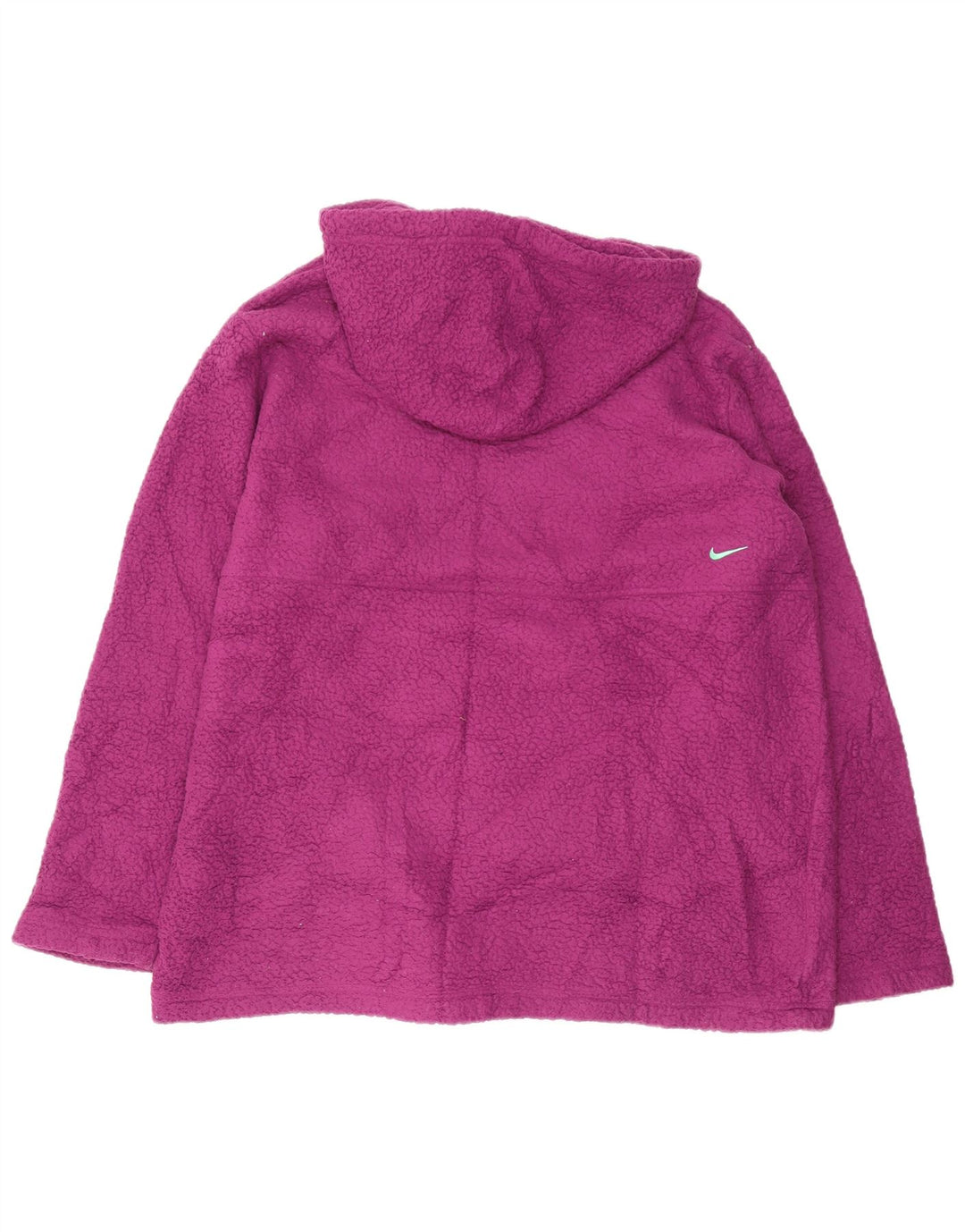 Pulover NIKE pentru femei Therma-Fit, cu glugă, din lână UK 18 XL, violet, poliester