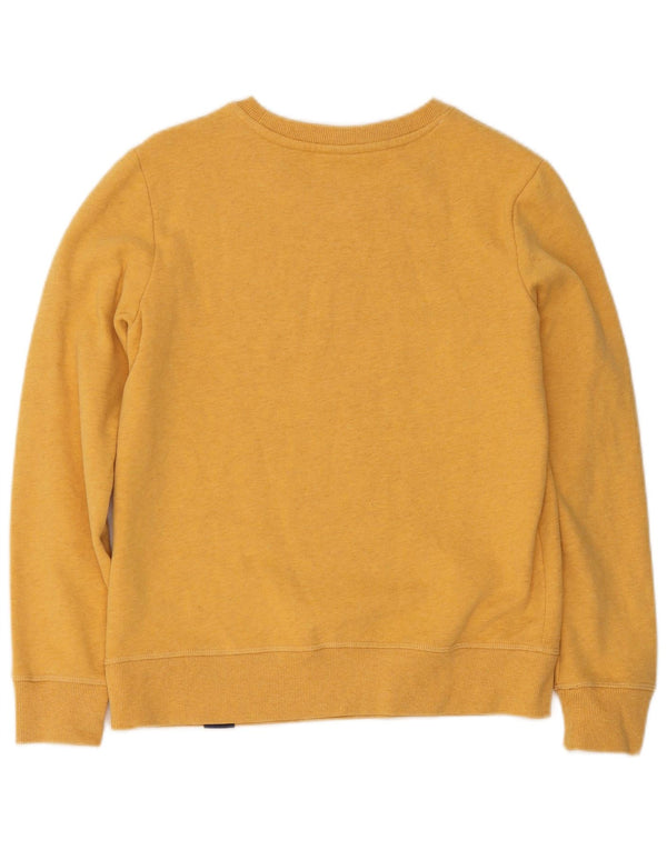 Pulover supradimensionat pentru femei Superdry UK 8 Bumbac galben mic