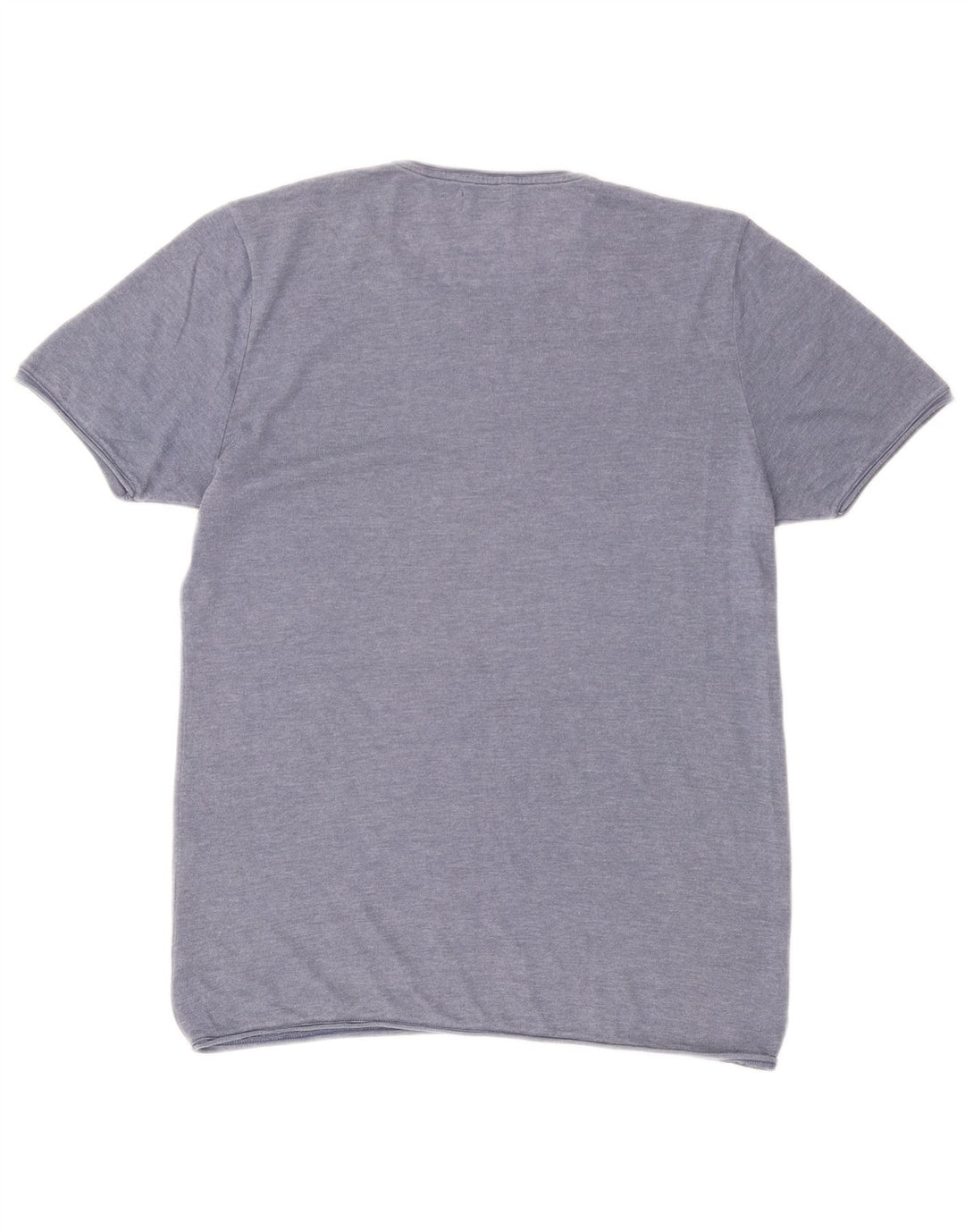 Tricou pentru bărbați Zara Top Mare Bumbac Albastru