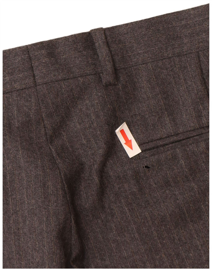 Costum pentru bărbați Valentino, 3 nasturi, 2 piese, IT 48 Medium L32 L29 Gri Pinstripe