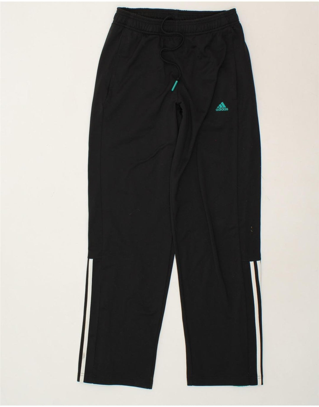 ADIDAS Mens Tracksuit Trousers Small  Black Polyester Vintage Adidas and Second-Hand Adidas from Messina Hembry 