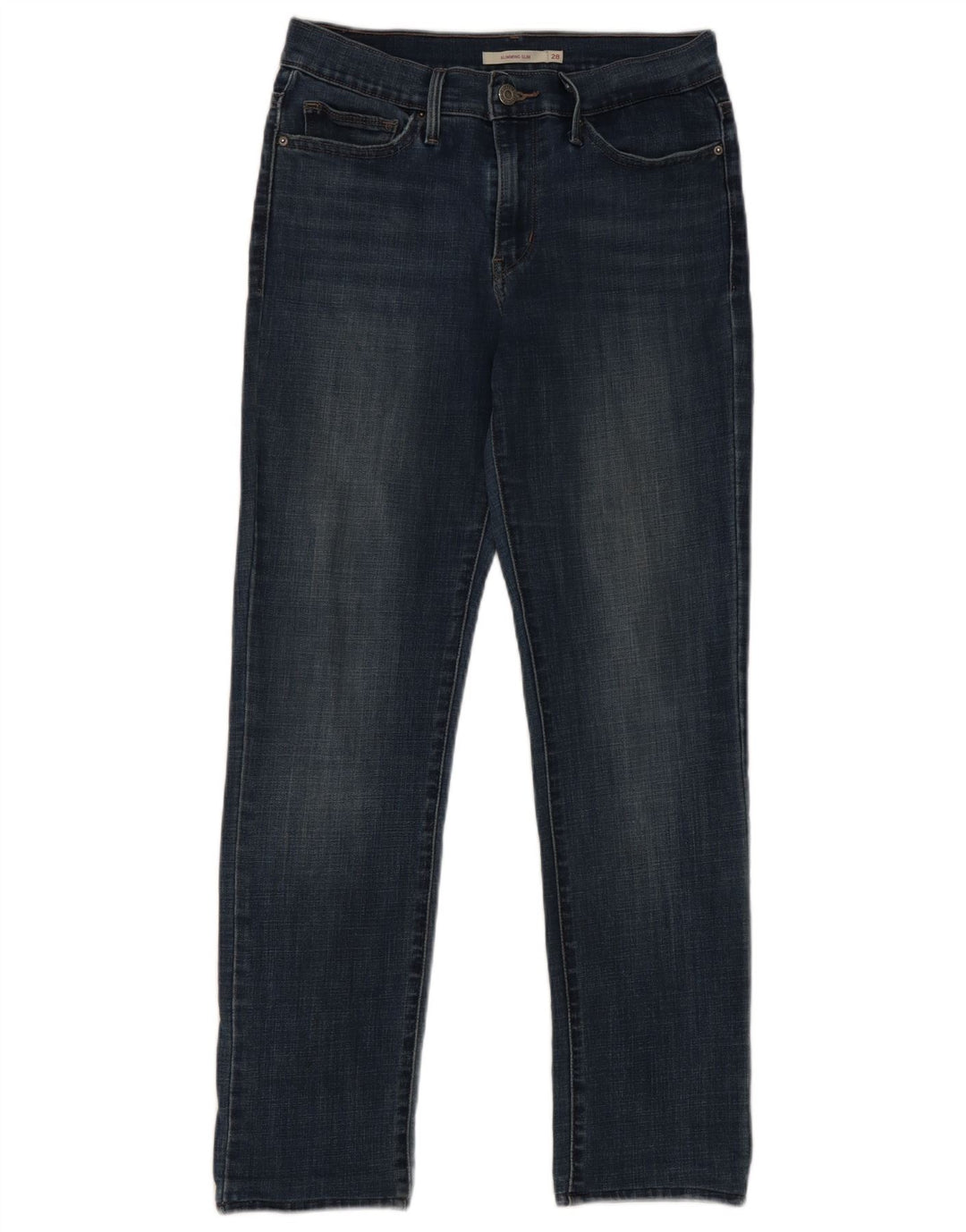 Blugi Levi's pentru femei Slimming Slim W28 L28 Bumbac bleumarin