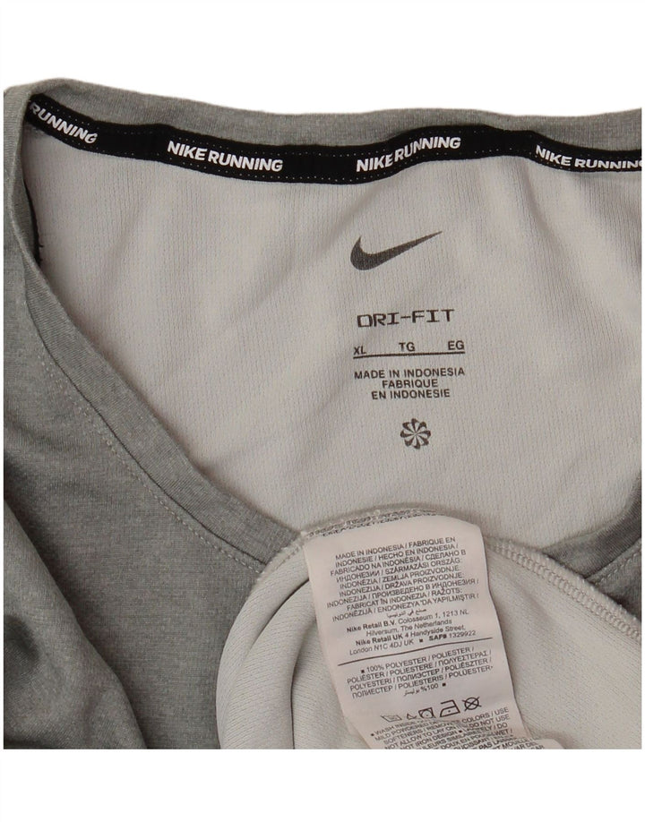 Tricou pentru bărbați NIKE Dri Fit Top XL poliester gri