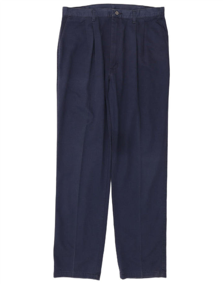 Pantaloni chino pentru bărbați WRANGLER Riata, cu cuplare, W38 L36, bumbac bleumarin
