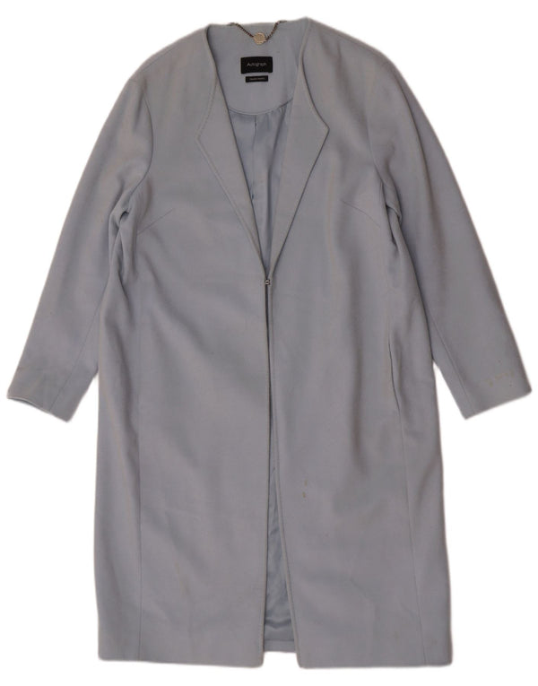 Palton cu autograf pentru femei Marks & Spencer UK 12 Medium Blue Classic