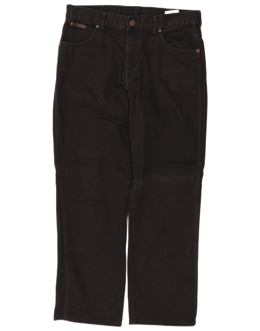 WRANGLER Blugi drepte pentru bărbați Texas W34 L28 bumbac negru