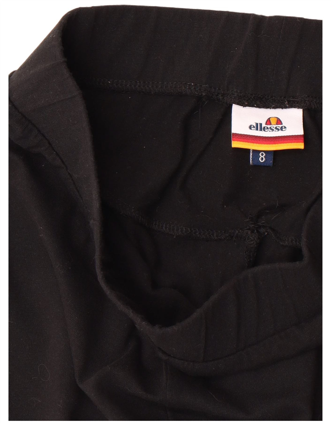 ELLESSE Womens Graphic Leggings UK 8 Small Black