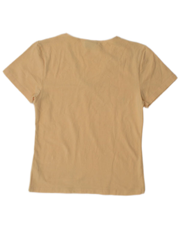 Champion Girls T-Shirt Top 13-14 Years XL Yellow Cotton
