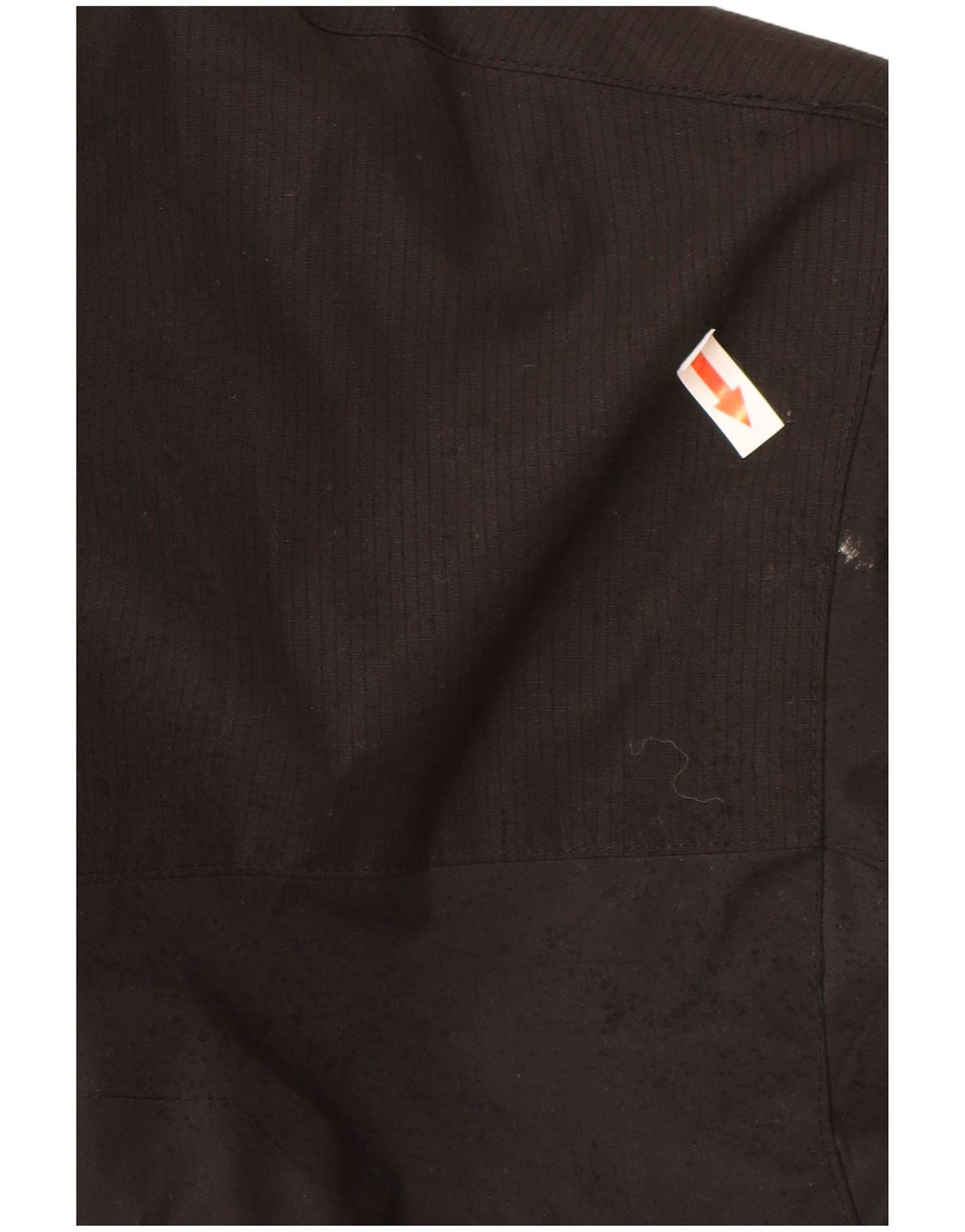 Jachetă parka cu glugă vintage pentru bărbați UK 38, nailon mediu negru