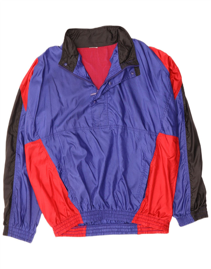 Jachetă de vânt pentru bărbați, pulover, cu ajustare largi, NIKE UK 44 2XL, albastru, bloc de culoare