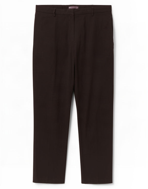 Pantaloni casual conici pentru femei Marks & Spencer UK 16 Large W34 L30 Negru