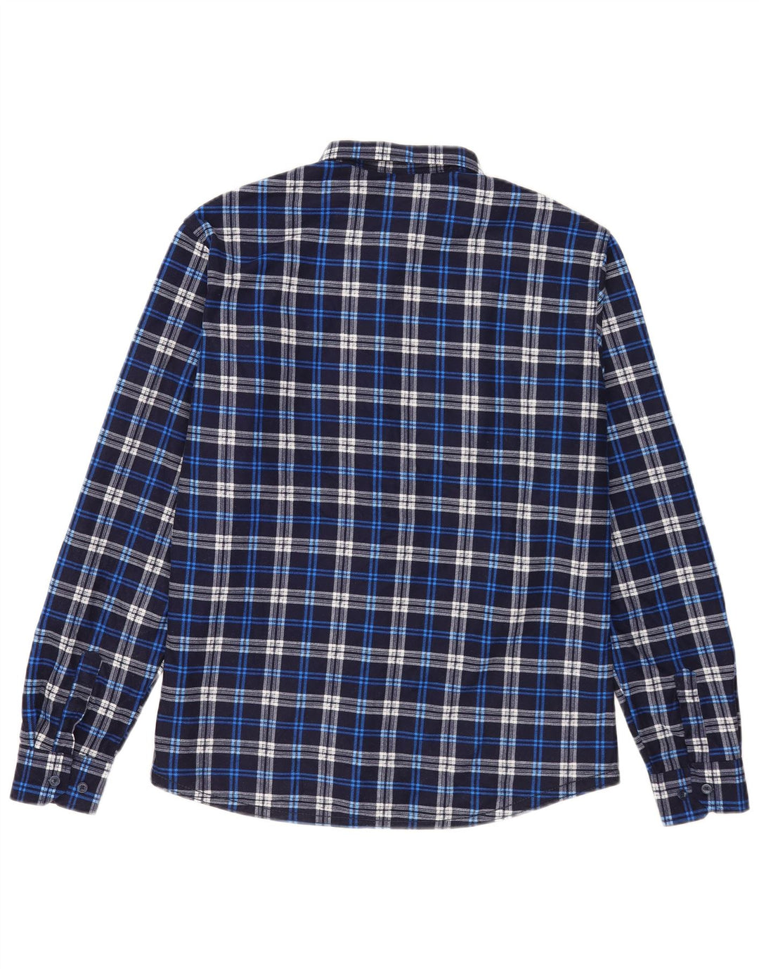 Cămașă de flanel pentru bărbați, 2XL, albastru, carouri
