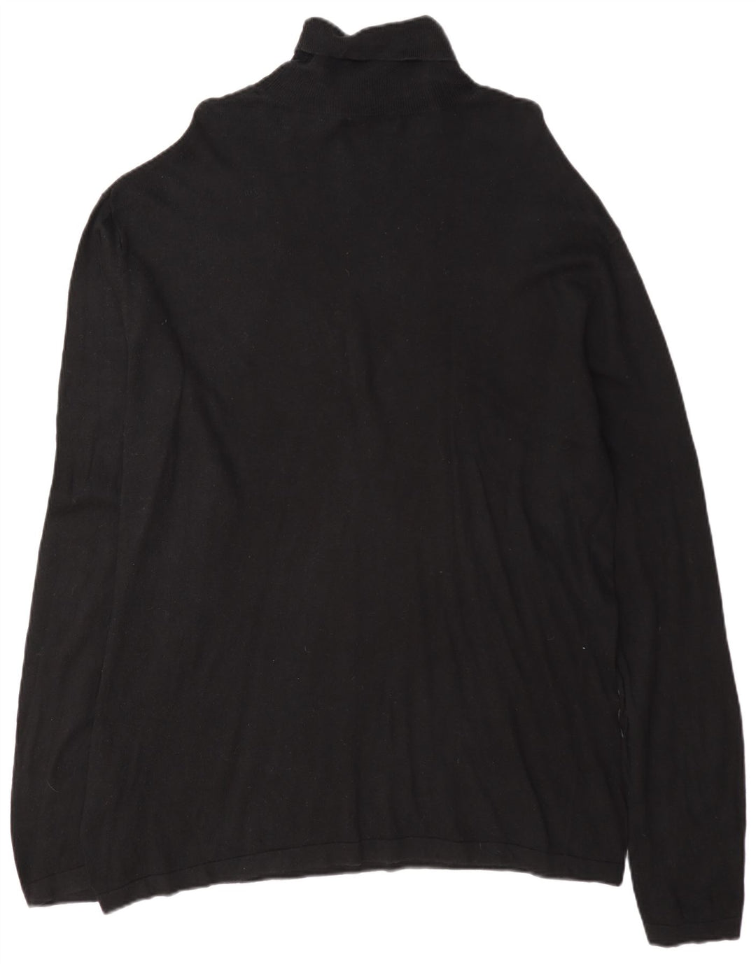 Pulover Nautica pentru bărbați cu gât rulat, bumbac negru 2XL