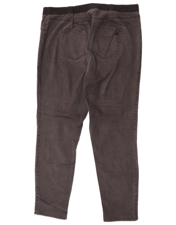 Blugi subțiri cu autograf pentru femei Marks & Spencer UK 20 2XL W40 L30 bumbac negru