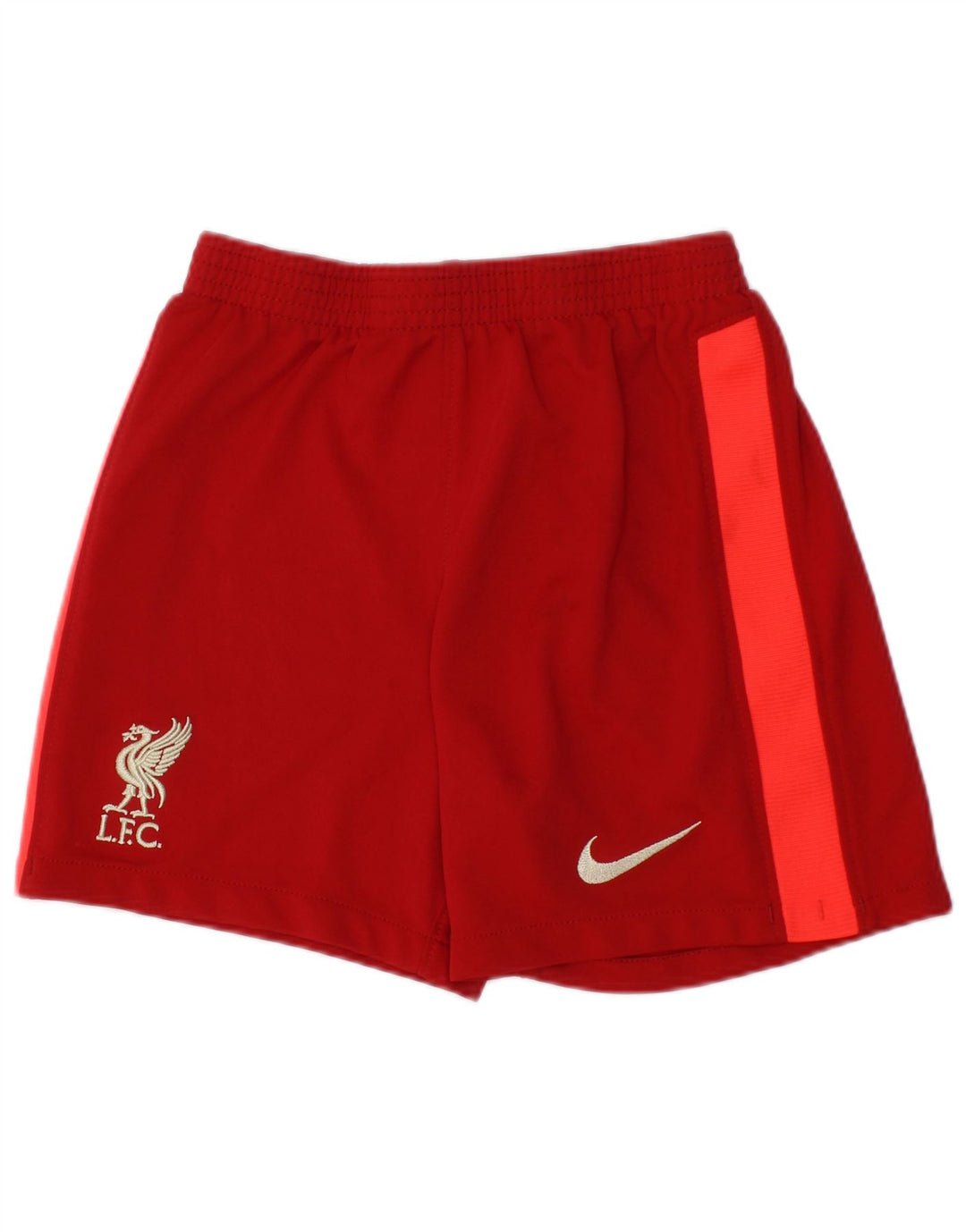 Pantaloni scurți sport Liverpool Nike pentru băieți 7-8 ani, roșu mediu, poliester color bloc