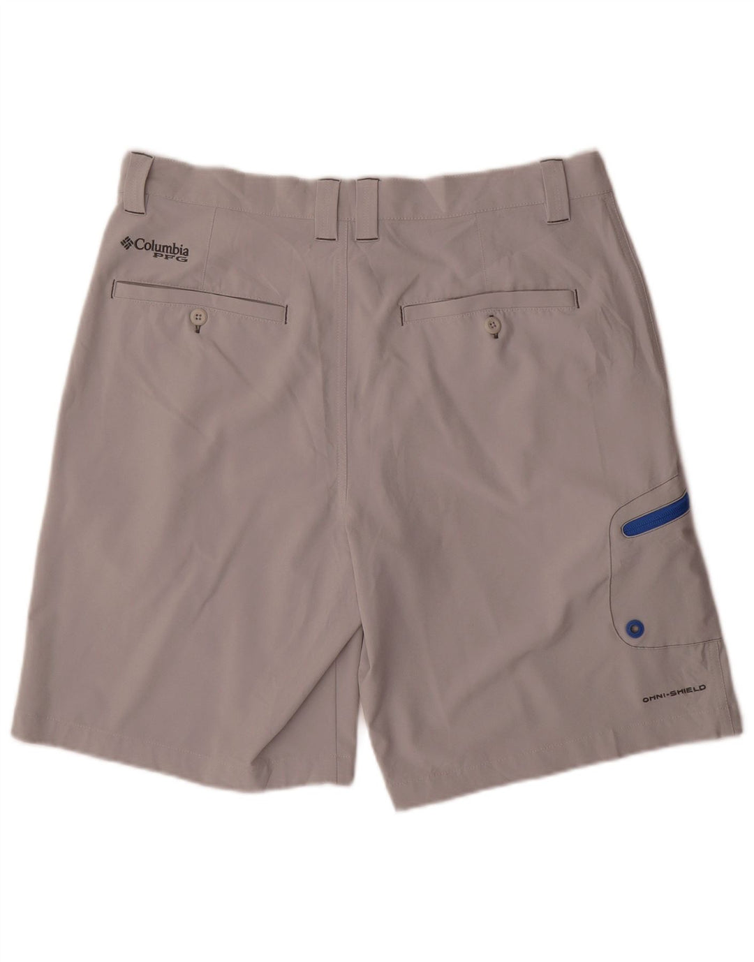 Pantaloni scurți Columbia Omni-Shield Cargo pentru bărbați W34 Poliester gri mare