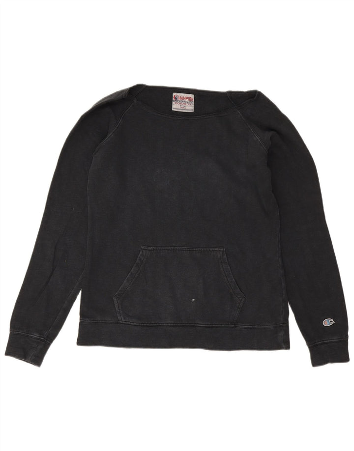 Pulover supradimensionat pentru femei Champion Heritage pentru femei UK 10 Mic Negru