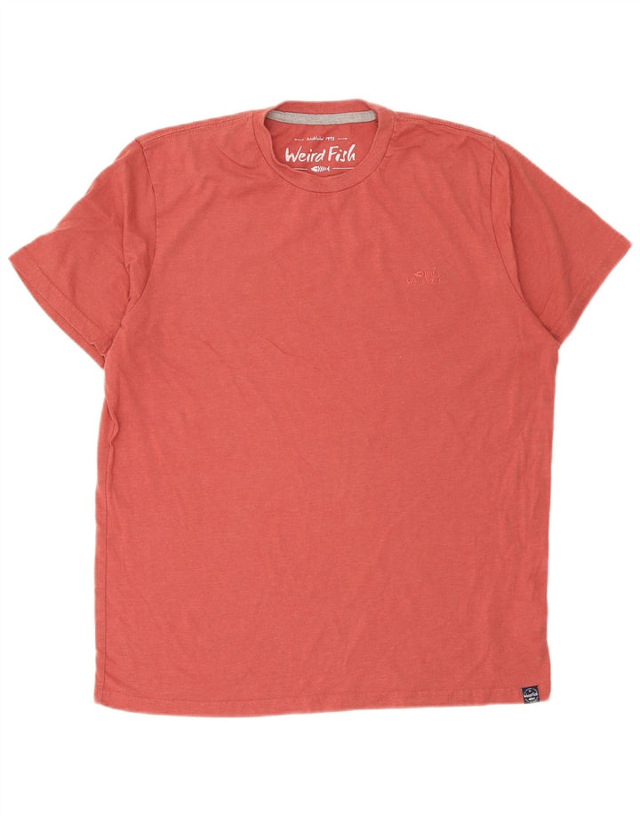 Tricou pentru bărbați Weird Fish Top mare bumbac roz