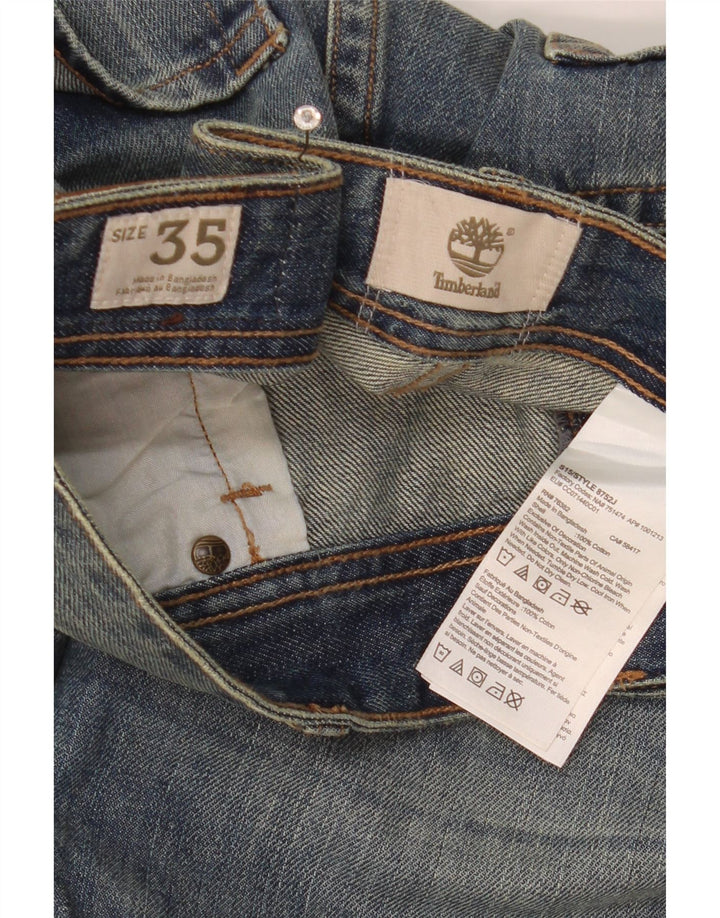 Blugi drepti pentru bărbați Timberland W35 L33 Bumbac albastru