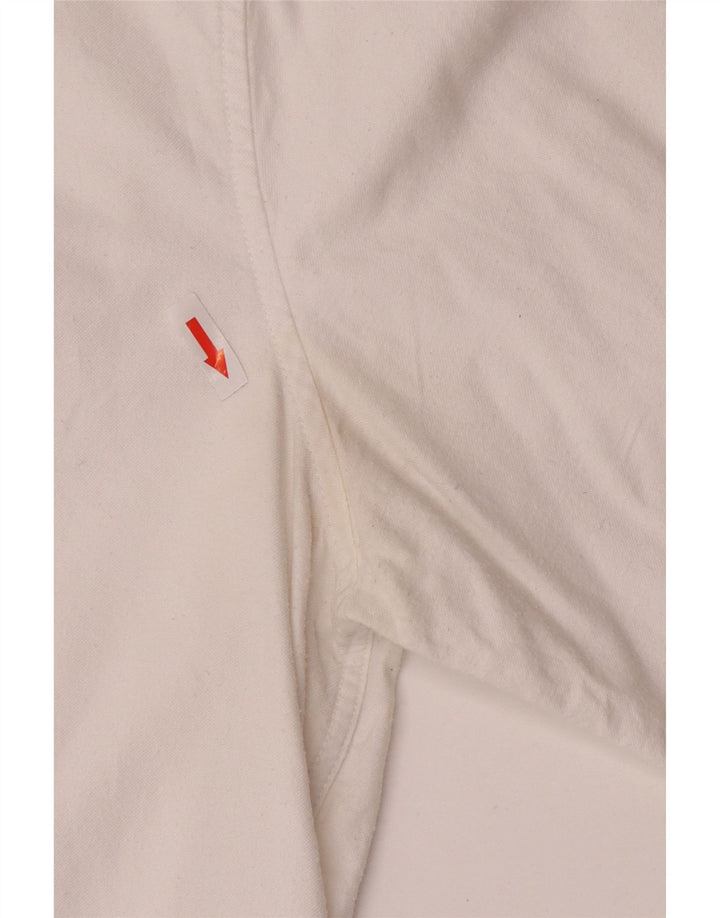 Crew Clothing Cămașă Slim Fit pentru bărbați Bumbac alb mediu
