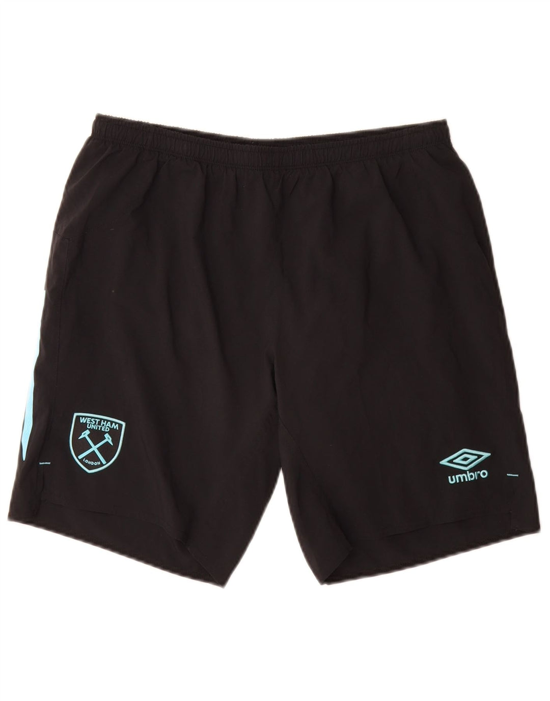 Pantaloni scurți sport Umbro pentru bărbați, poliester mediu negru