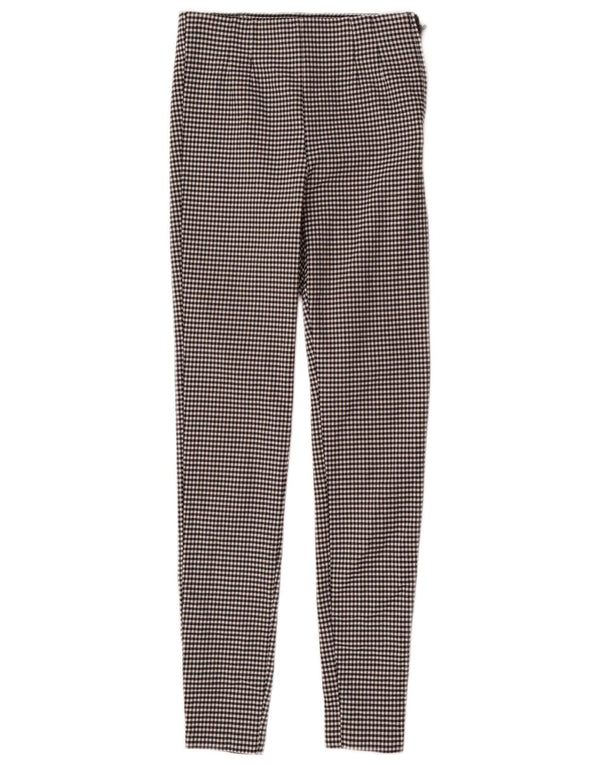 Pantaloni skinny casual pentru femei Zara Mici L26 L28 Viscoză neagră