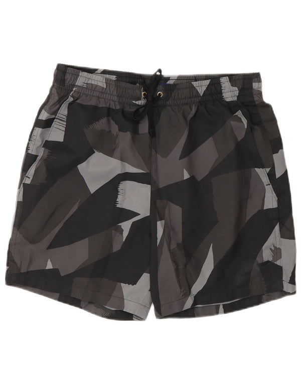 Pantaloni scurți de înot Nike pentru bărbați, poliester geometric, gri mic