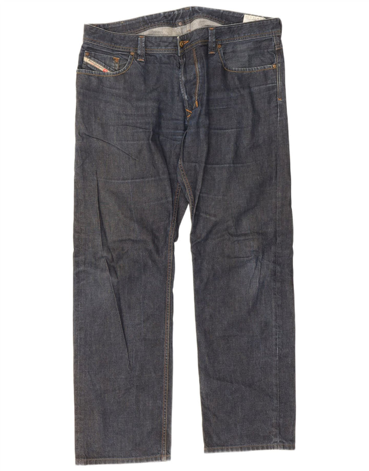 Jeans larkee regulari drepte pentru bărbați Diesel W38 L32 bumbac albastru