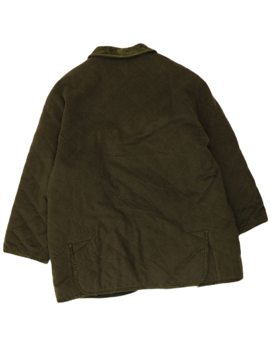 Jachetă matlasată vintage pentru bărbați, mărimea 40, verde mare
