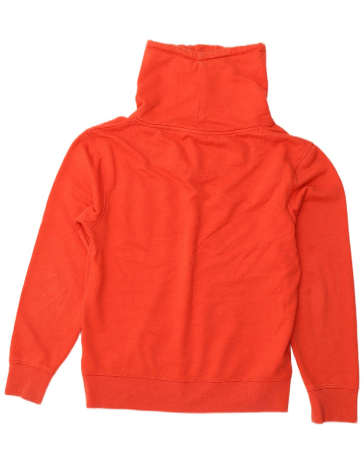 JACK & JONES Hanorac pentru bărbați cu gât rulat Pulover mare din bumbac portocaliu