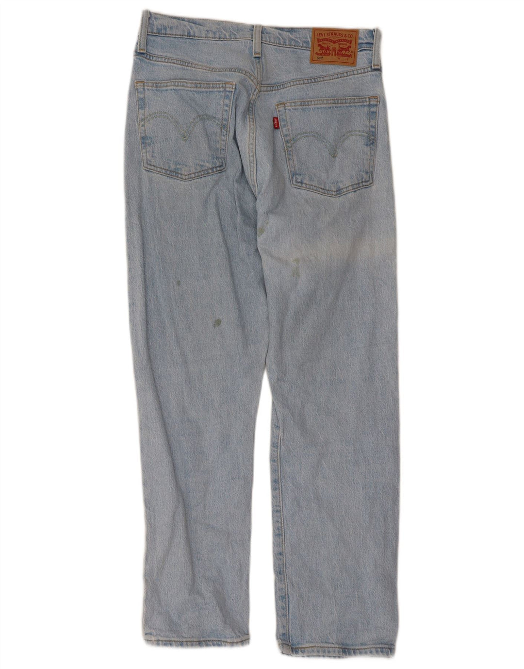 Blugi drepti pentru bărbați Levi's 501 W28 L26 Bumbac albastru