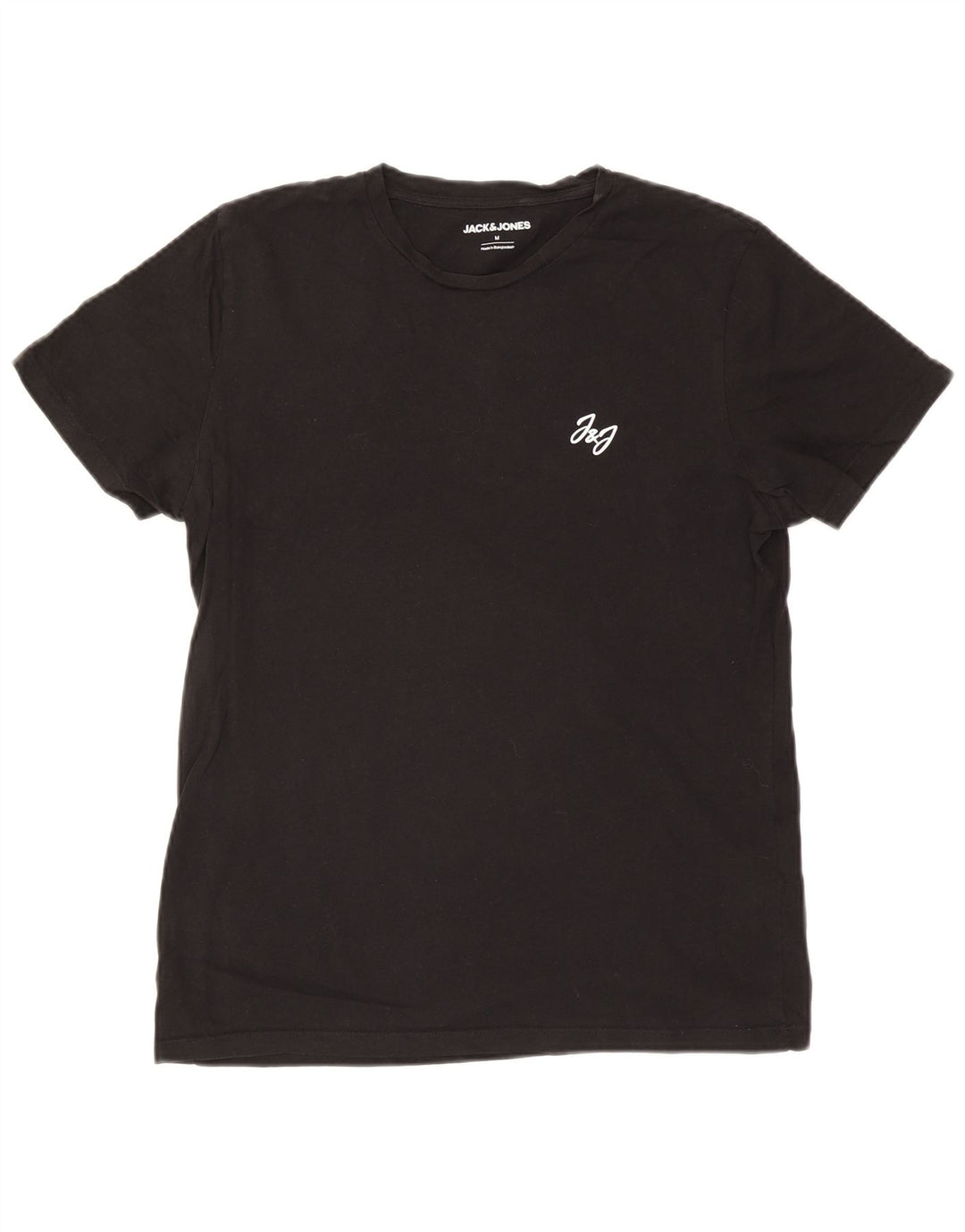 Jack & Jones Tricou Bărbați Top Mediu Negru Bumbac