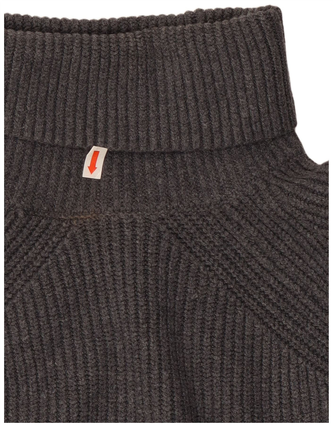 Pulover pentru femei Marks & Spencer Crop cu gât rulat, UK 10, Gri mic