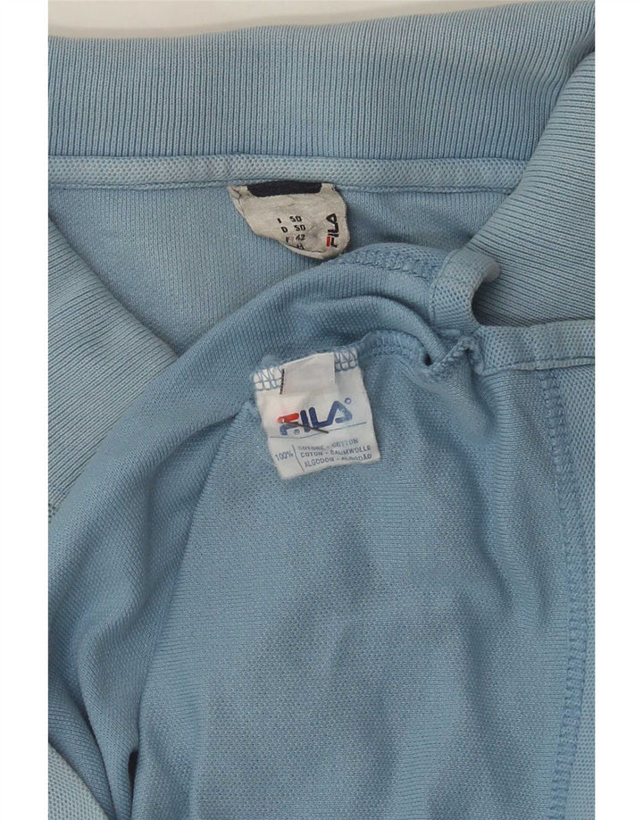 Tricou Polo Fila Bărbați IT 50 Bumbac Albastru Mediu