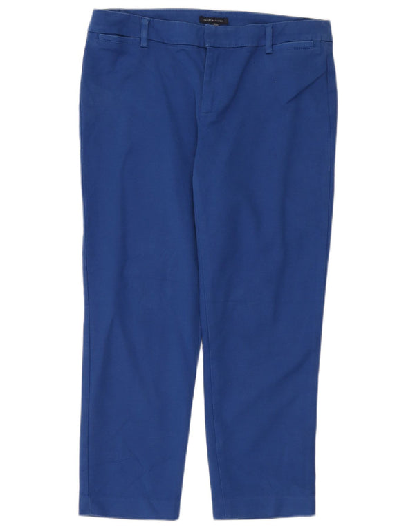 Pantaloni tăiați drept pentru femei Tommy Hilfiger US 8 Medium W32 L25 Albastru