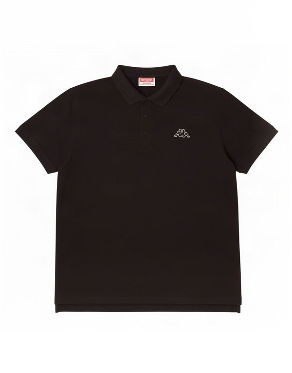 Cămașă polo pentru bărbați Kappa 2XL bumbac negru