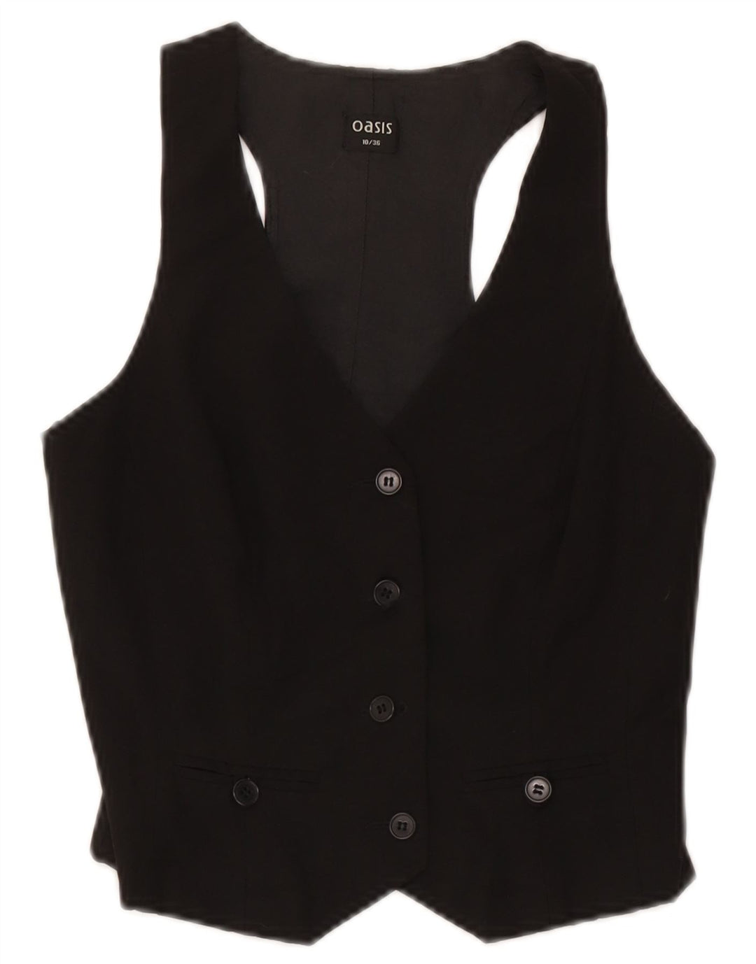 Vestă pentru femei Oasis UK 10 Poliester negru mic